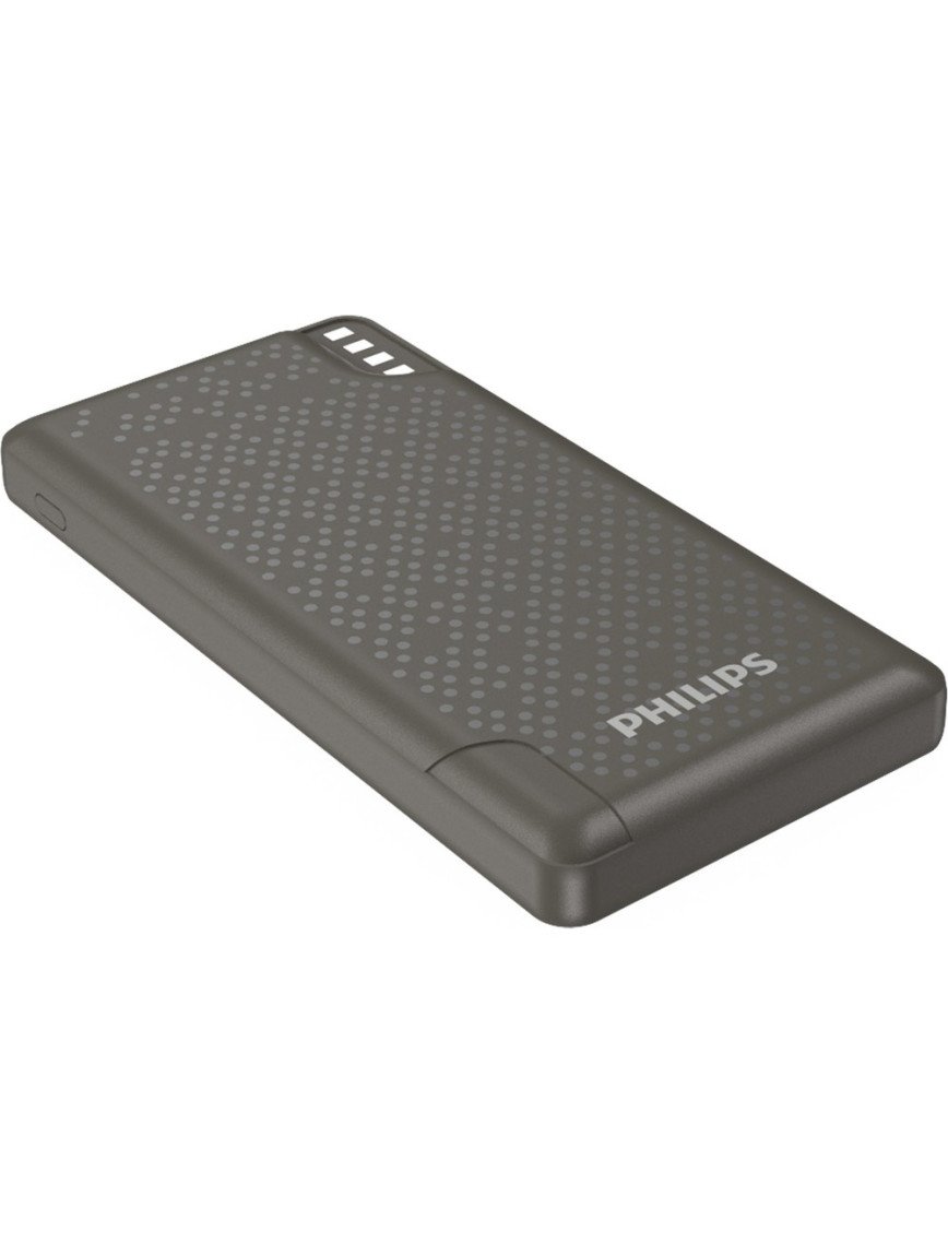 Philips DLP2010NV/62 10.000 Mah 2 x 2.4A USB Çıkış Micro USB + Type C Giriş Powerbank Gümüş Philips DLP2010NV/62 10.000 Mah 2 x 2.4A USB Çıkış Micro USB + Type C Giriş Powerbank Gümüş