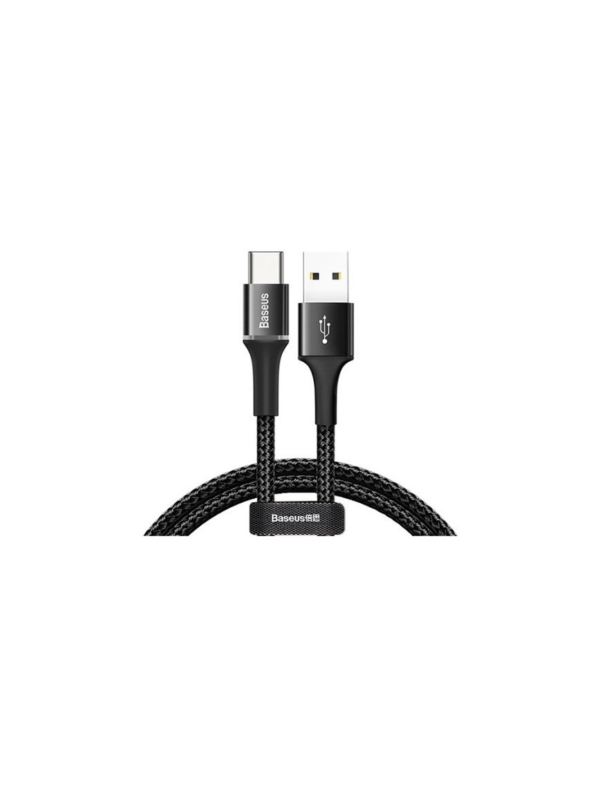 Baseus Type-C 3.0A Hızlı Şarj Kablosu 1 m Siyah - CATGH-B01 Baseus Type-C 3.0A Hızlı Şarj Kablosu 1 m Siyah - CATGH-B01