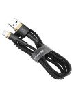 Baseus Lightning USB Kablo Gold-Siyah 2 mt Baseus Lightning USB Kablo Gold-Siyah 2 mt