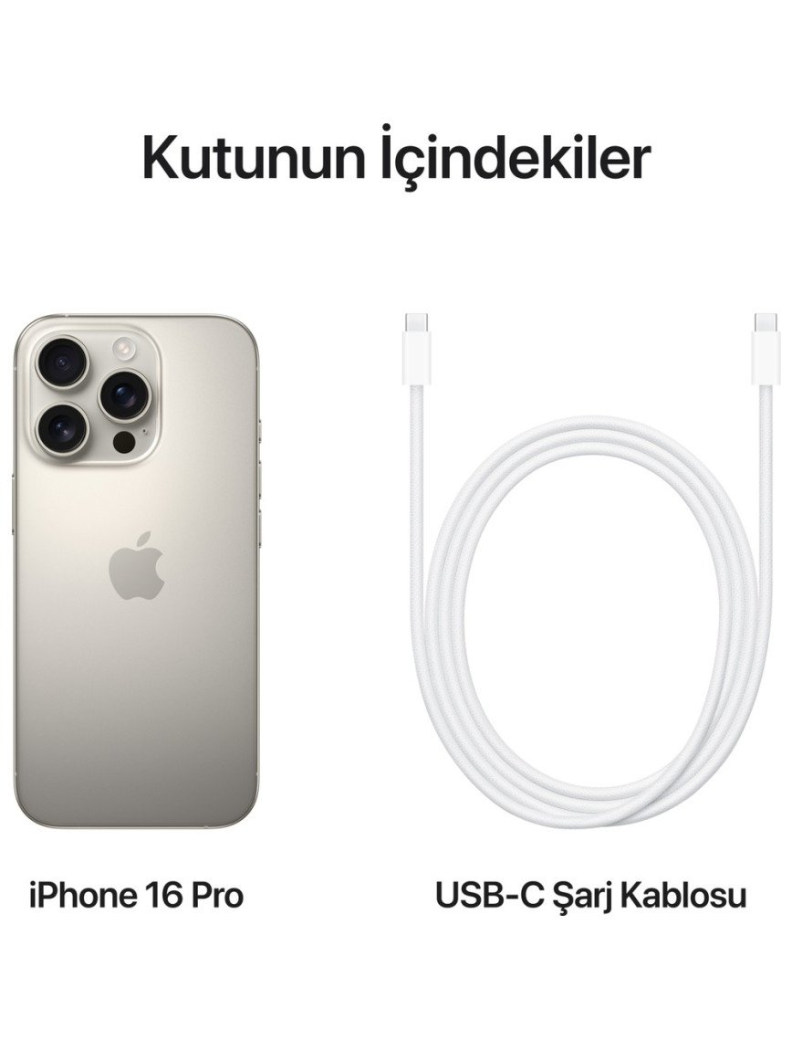 iPhone 16 Pro 1tb Natürel Titanyum iPhone 16 Pro 1tb Natürel Titanyum