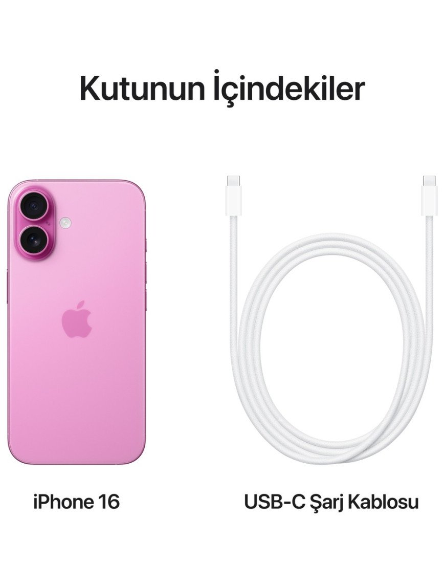 iPhone 16 512GB Pembe iPhone 16 512GB Pembe