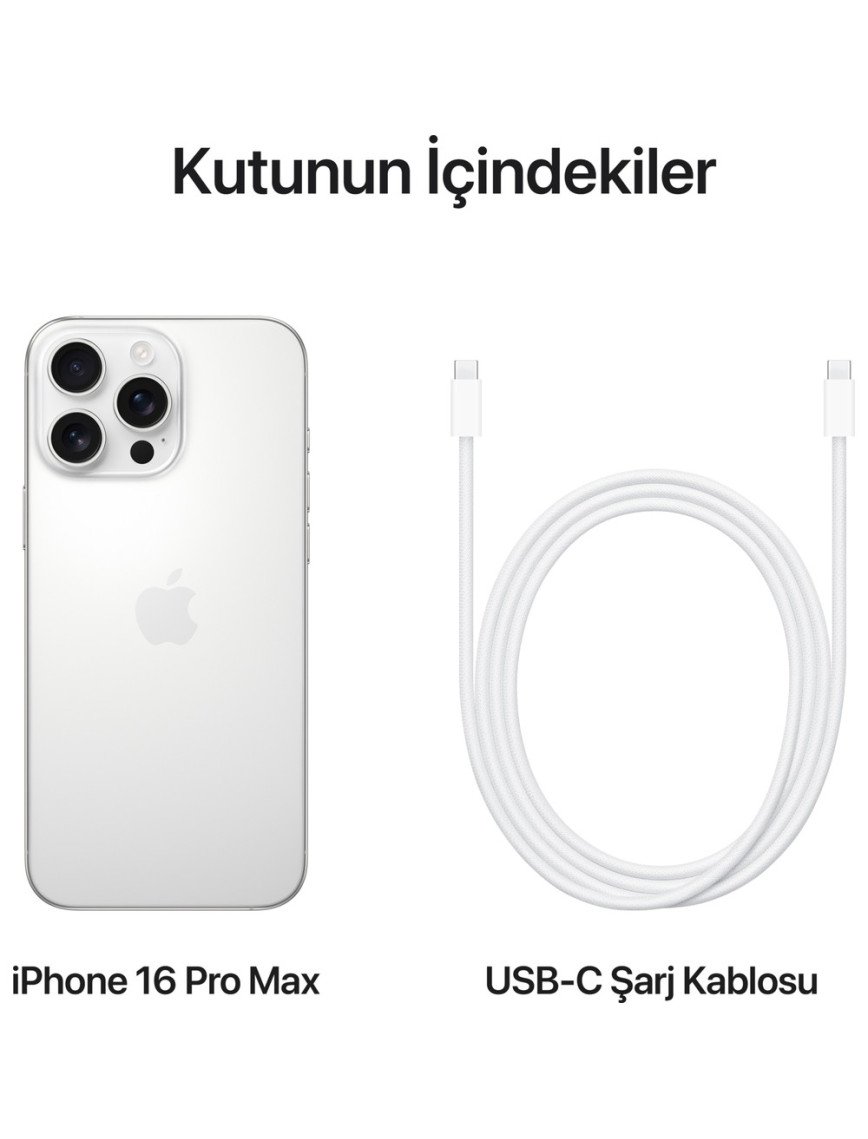 iPhone 16 Pro Max 1tb Beyaz iPhone 16 Pro Max 1tb Beyaz