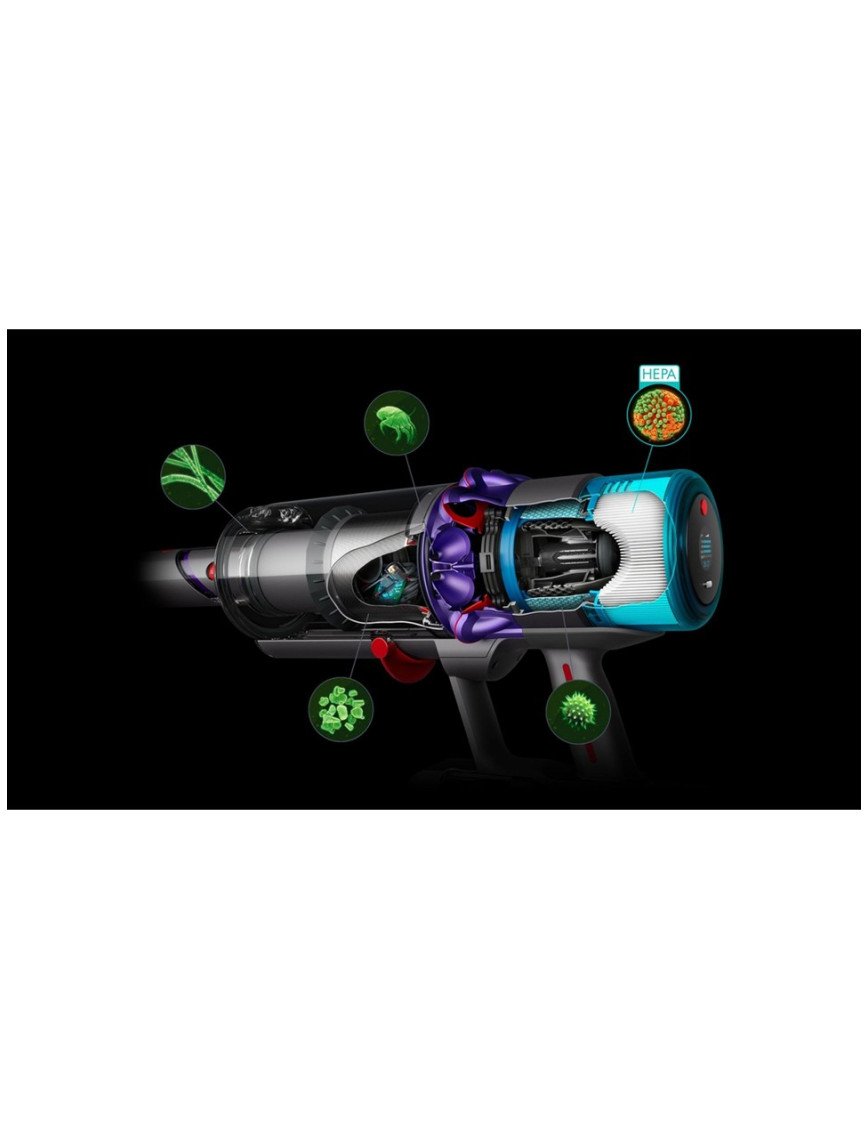 Dyson Gen5detect™ Absolute (Mor/Gri) Kablosuz Süpürge Dyson Gen5detect™ Absolute (Mor/Gri) Kablosuz Süpürge