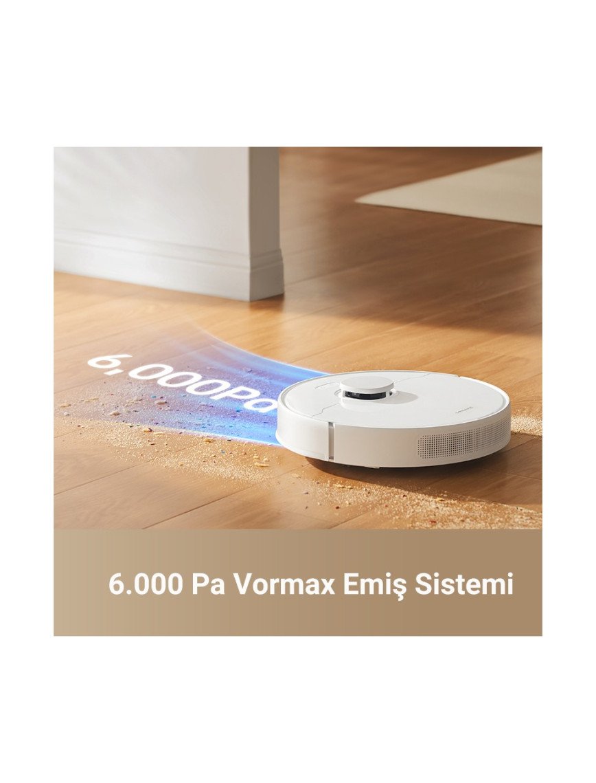 Dreame D10 Plus Gen 2 Robot Süpürge Beyaz, 6,000PA Emiş Gücü Dreame D10 Plus Gen 2 Robot Süpürge Beyaz, 6,000PA Emiş Gücü