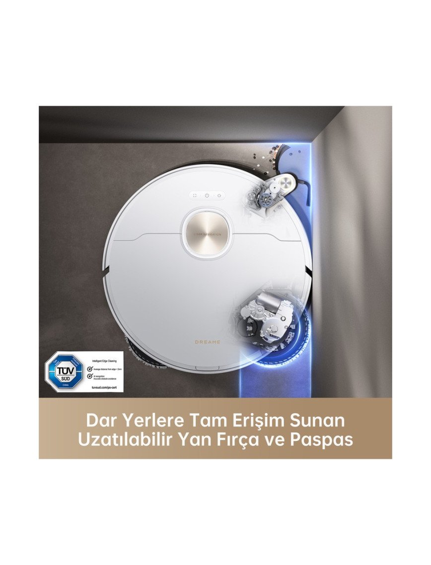 Dreame X40 Ultra Robot Süpürge Beyaz, 12.000PA Emiş Gücü Dreame X40 Ultra Robot Süpürge Beyaz, 12.000PA Emiş Gücü