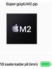 Apple MacBook Air M2 16GB 256GB SSD macOS 13" Taşınabilir Bilgisayar Gümüş MC7V4TU/A Apple MacBook Air M2 16GB 256GB SSD macOS 13" Taşınabilir Bilgisayar Gümüş MC7V4TU/A
