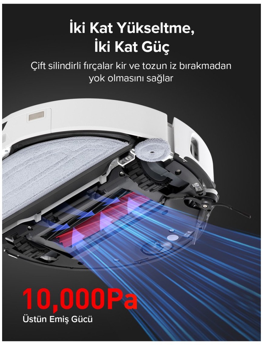 Roborock S8 Maxv Ultra Akıllı Robot Süpürge Beyaz Roborock S8 Maxv Ultra Akıllı Robot Süpürge Beyaz