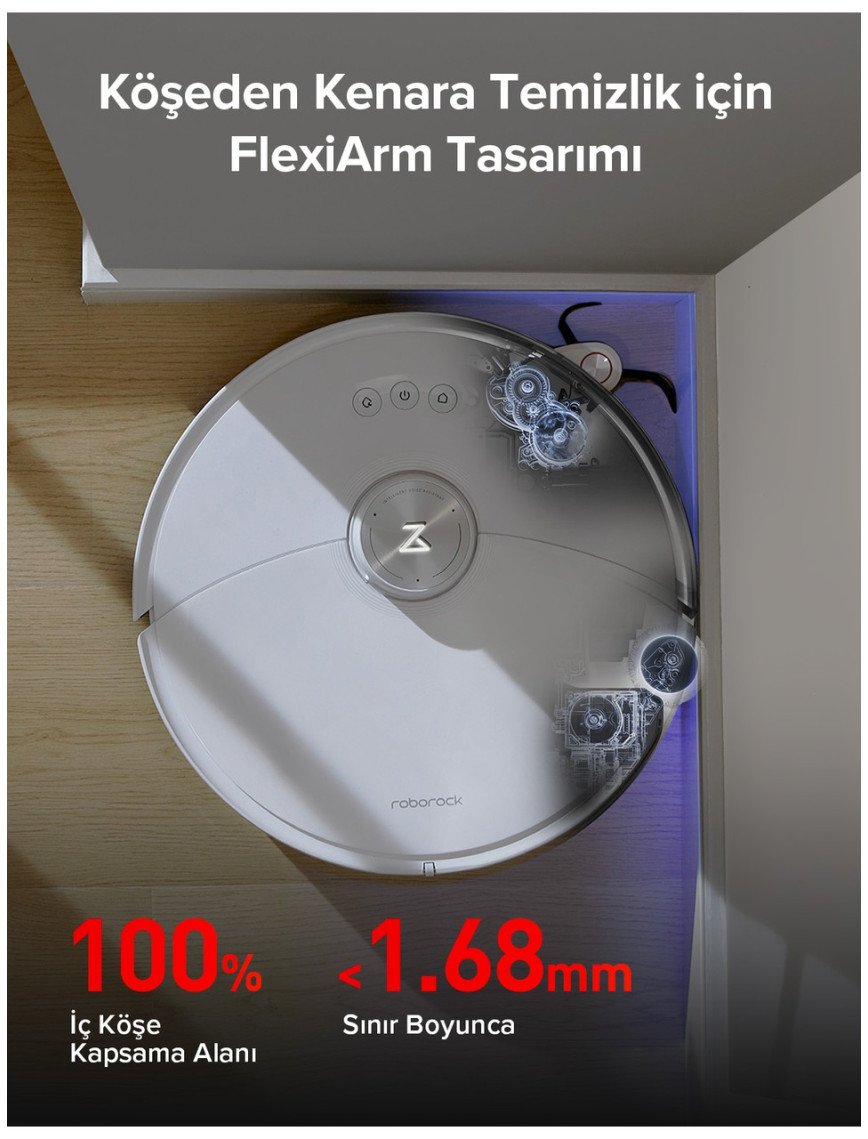 Roborock S8 Maxv Ultra Akıllı Robot Süpürge Beyaz Roborock S8 Maxv Ultra Akıllı Robot Süpürge Beyaz