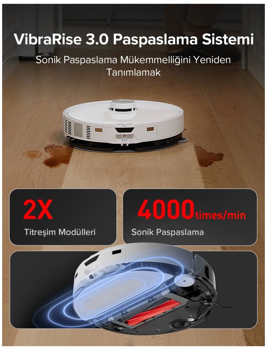 Roborock S8 Maxv Ultra Akıllı Robot Süpürge Beyaz Roborock S8 Maxv Ultra Akıllı Robot Süpürge Beyaz