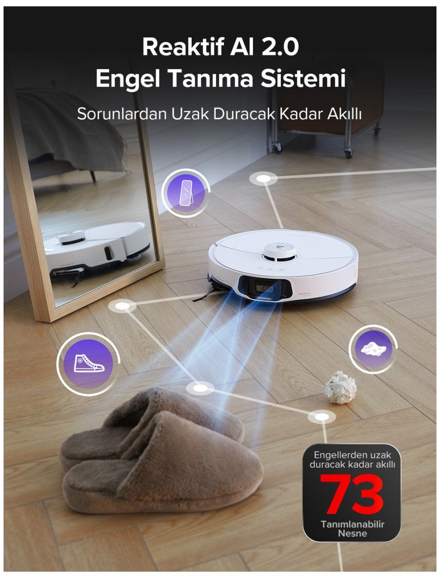 Roborock S8 Maxv Ultra Akıllı Robot Süpürge Beyaz Roborock S8 Maxv Ultra Akıllı Robot Süpürge Beyaz