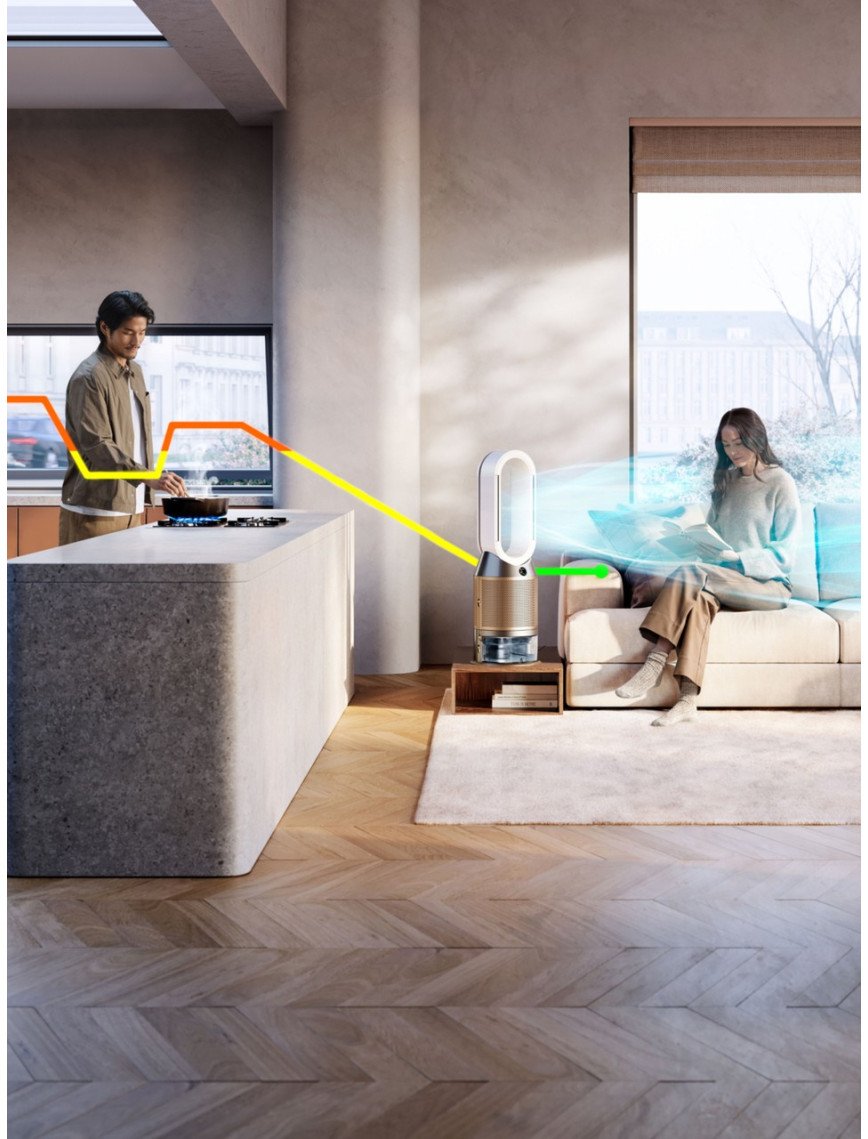 Dyson Humidify+Cool™ Ph2 De-Nox Nemlendirme Özellikli Hava Temizleyici (Beyaz/altın) Dyson Humidify+Cool™ Ph2 De-Nox Nemlendirme Özellikli Hava Temizleyici (Beyaz/altın)
