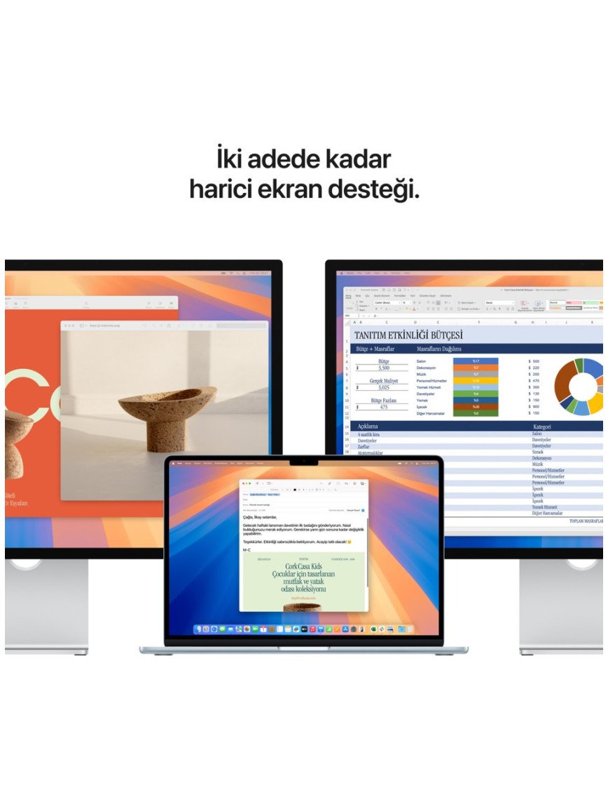 Apple MacBook Air M4 16GB 512GB SSD macOS 15" Taşınabilir Bilgisayar Gök Mavisi MC7C4TU/A Apple MacBook Air M4 16GB 512GB SSD macOS 15" Taşınabilir Bilgisayar Gök Mavisi MC7C4TU/A