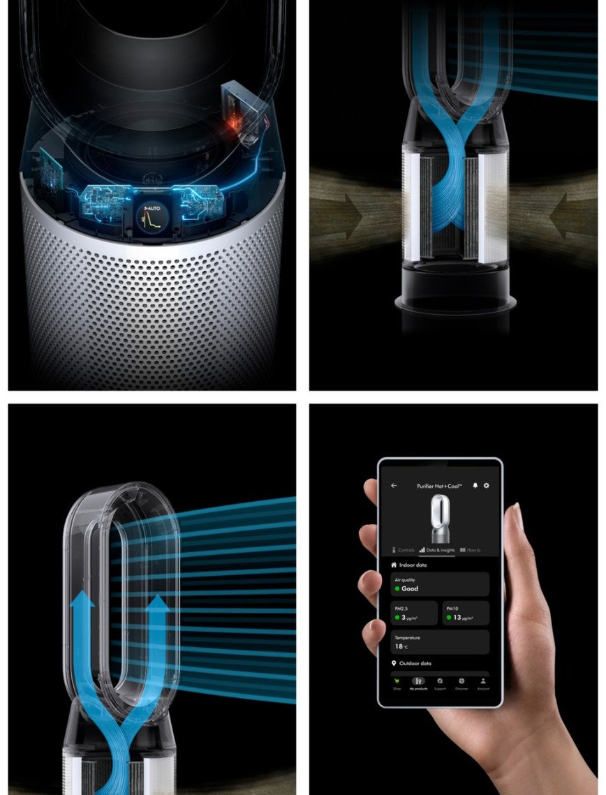 Dyson Purifier Hot+Cool Hp1 Hava Temizleyici (Beyaz/Beyaz) Dyson Purifier Hot+Cool Hp1 Hava Temizleyici (Beyaz/Beyaz)