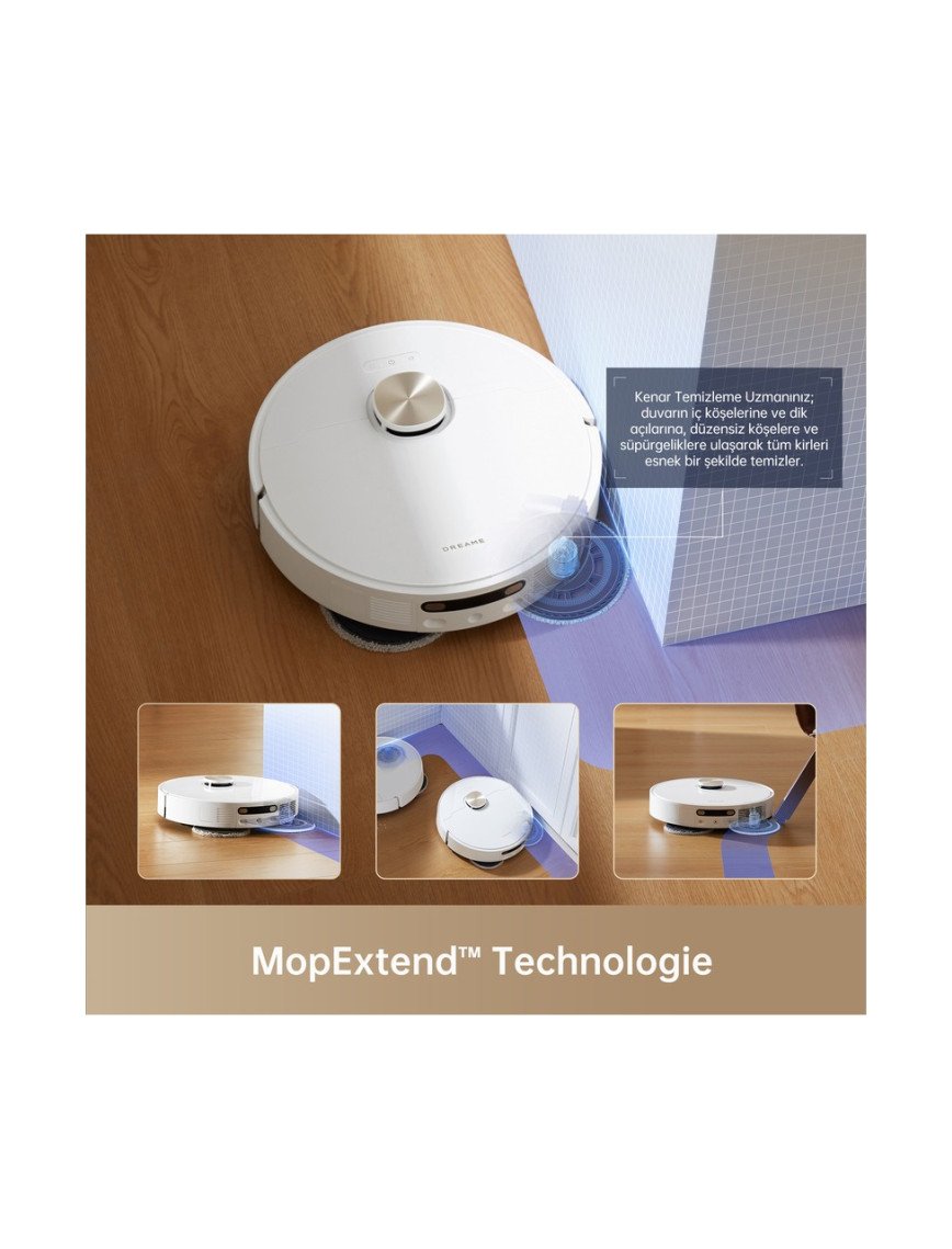 Dreame L10s Pro Ultra Heat Robot Süpürge Beyaz, 7.000PA Emiş Gücü, Dreame L10s Pro Ultra Heat Robot Süpürge Beyaz, 7.000PA Emiş Gücü,