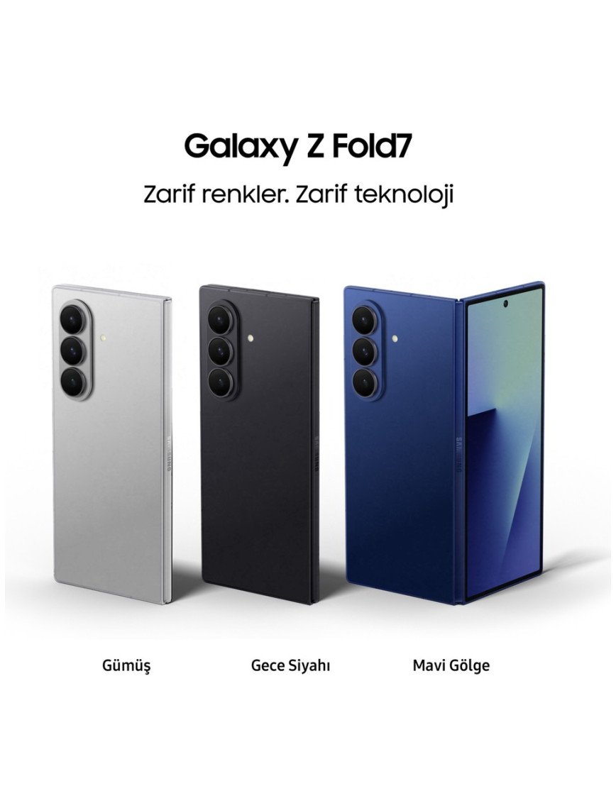 Samsung Galaxy Z Fold7 1 Tb 16 GB Ram (Samsung Türkiye Garantili) Gece Siyahı Samsung Galaxy Z Fold7 1 Tb 16 GB Ram (Samsung Türkiye Garantili) Gece Siyahı