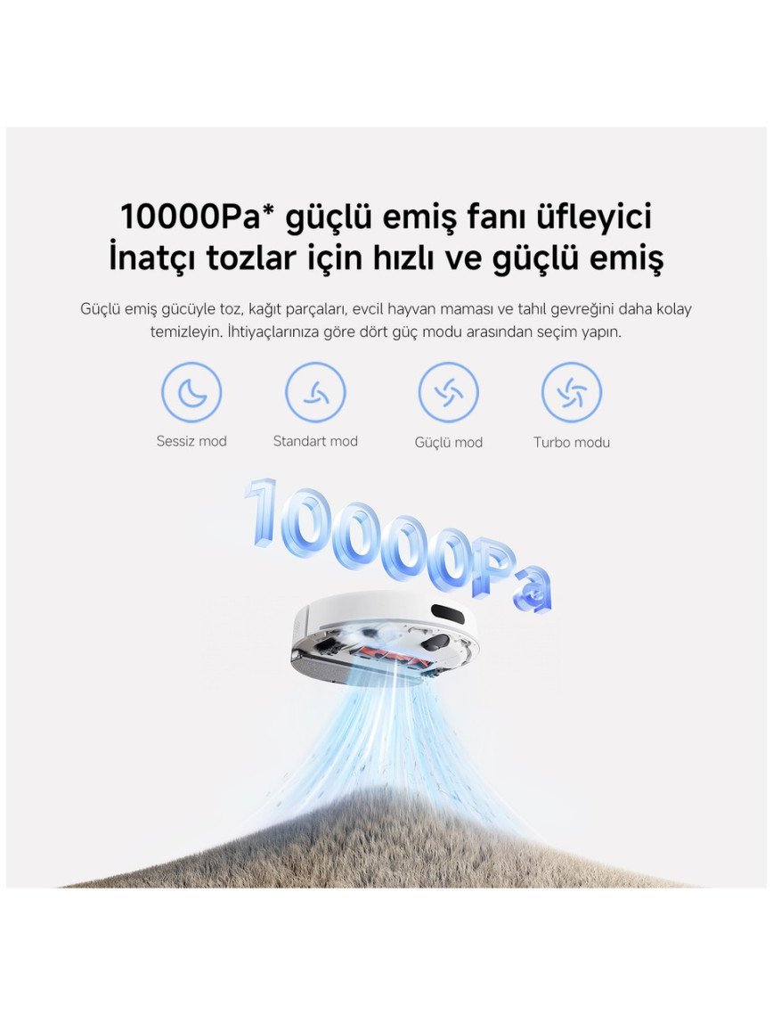 Xiaomi Robot Vacuum H40 Akıllı Robot Süpürge + Mop 10000PA (Xiaomi Türkiye Garantili) Xiaomi Robot Vacuum H40 Akıllı Robot Süpürge + Mop 10000PA (Xiaomi Türkiye Garantili)