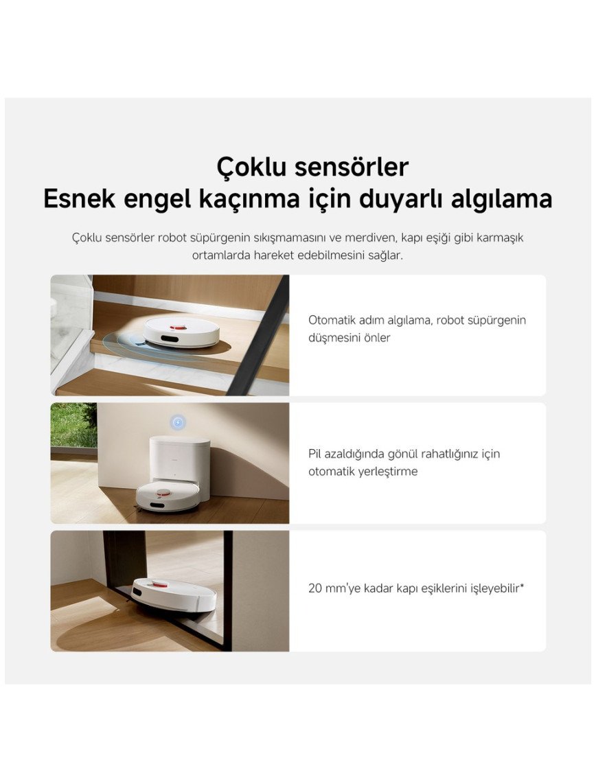 Xiaomi Robot Vacuum H40 Akıllı Robot Süpürge + Mop 10000PA (Xiaomi Türkiye Garantili) Xiaomi Robot Vacuum H40 Akıllı Robot Süpürge + Mop 10000PA (Xiaomi Türkiye Garantili)