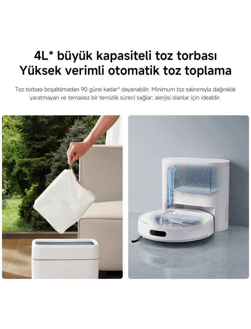 Xiaomi Robot Vacuum H40 Akıllı Robot Süpürge + Mop 10000PA (Xiaomi Türkiye Garantili) Xiaomi Robot Vacuum H40 Akıllı Robot Süpürge + Mop 10000PA (Xiaomi Türkiye Garantili)