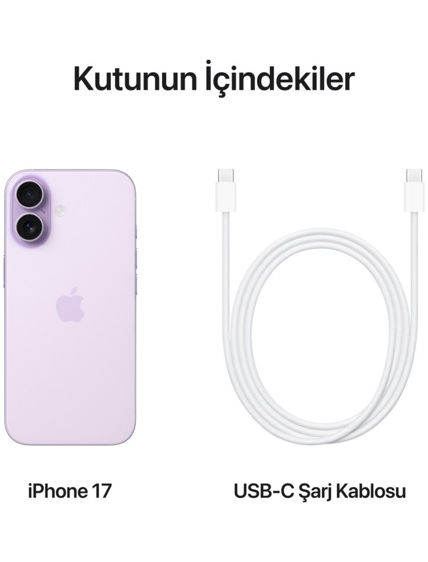 Apple iPhone 17 512 GB Lavanta Apple iPhone 17 512 GB Lavanta