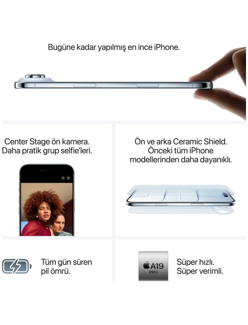 Apple iPhone Air 256 GB Gök Mavisi Apple iPhone Air 256 GB Gök Mavisi