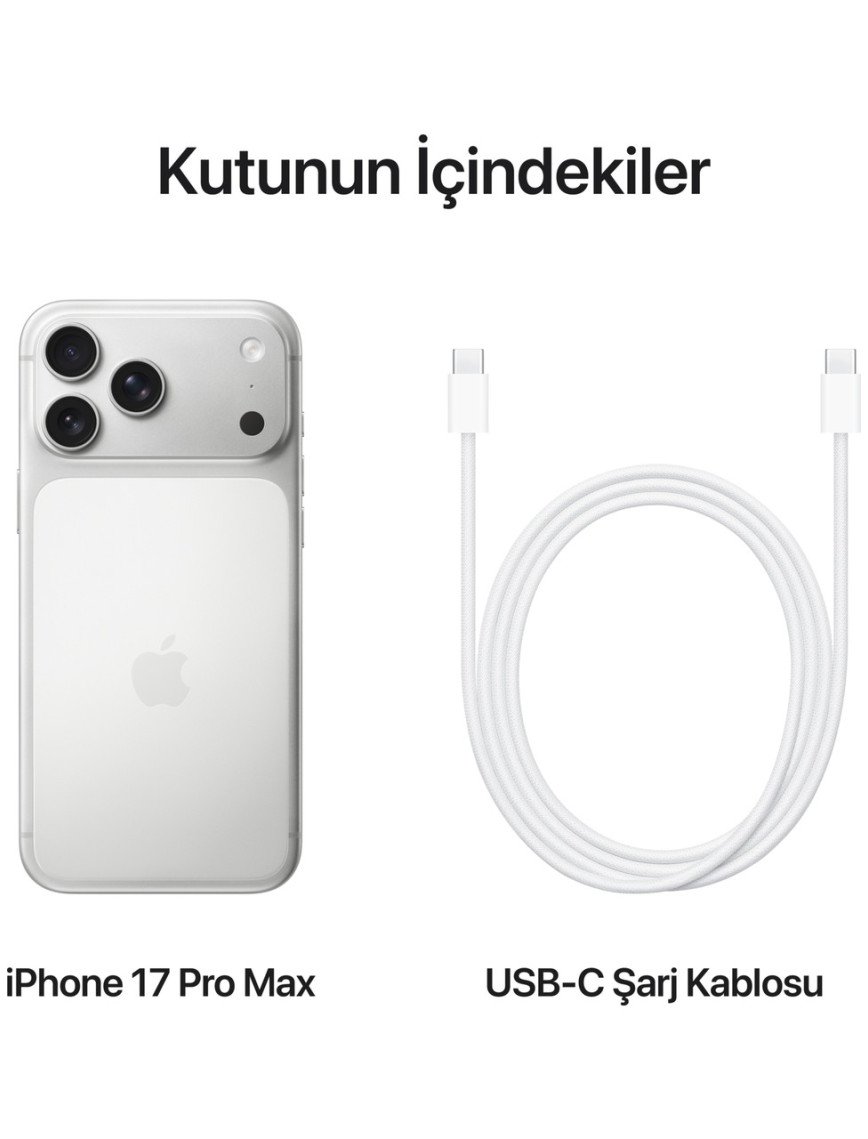 Apple iPhone 17 Pro Max 256 GB Gümüş Apple iPhone 17 Pro Max 256 GB Gümüş