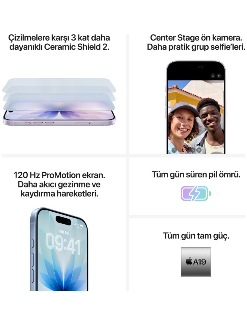 Apple iPhone 17 512 GB Sis Mavisi Apple iPhone 17 512 GB Sis Mavisi