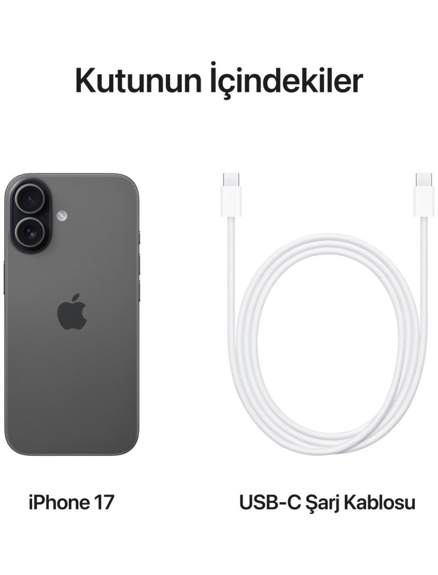 Apple iPhone 17 256 GB Siyah Apple iPhone 17 256 GB Siyah